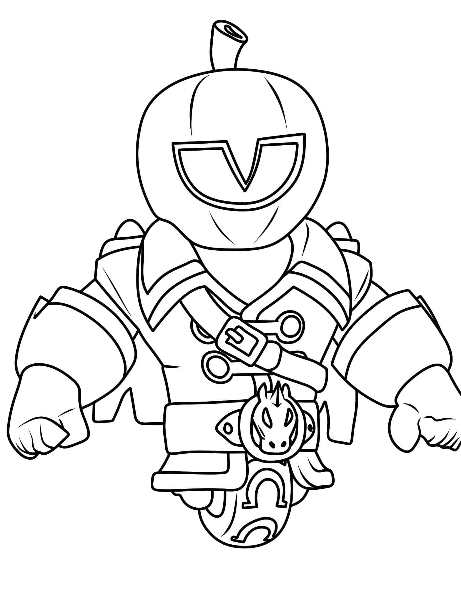 Desenho Do Stu De Brawl Stars Para Colorir