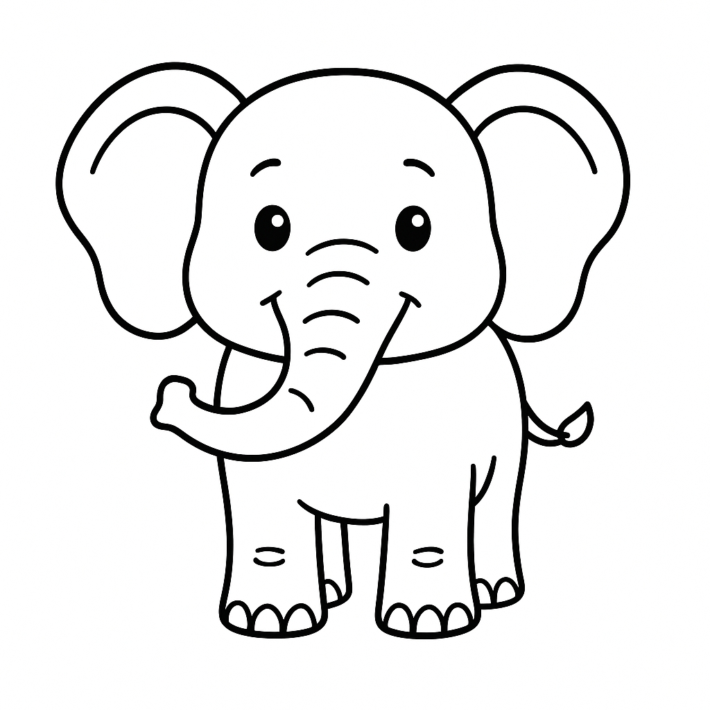 Desenho Elefante Colorir 11