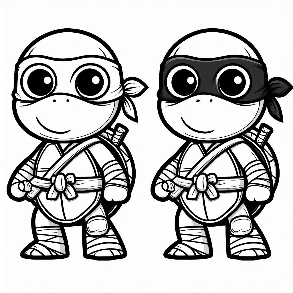 Desenho Tartarugas Ninjas Imprimir 14